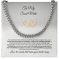 Gift  for Soul Mate Cuban Link Mens Chain LUX BOX+ LENGTH EXTENTION