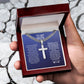 To my Son From Mom  Cross Necklace- Graduation Gift from son Men's Jewerly * Birthday gift with a gift box