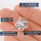 TO MY BEAUTIFUL MOTHER  INTERNAL NECKLACE, BIRTHDAY GIFT, PERSONALIZED MOTHERS DY GIFT.