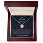 To My Beloved Grandma | Thank You - Love Knot Necklace