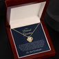 To My Beloved Grandma | Thank You - Love Knot Necklace