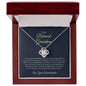 To My Beloved Grandma | Thank You - Love Knot Necklace