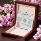 TO MY BEAUTIFUL MOTHER  INTERNAL NECKLACE, BIRTHDAY GIFT, PERSONALIZED MOTHERS DY GIFT.