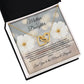 Mother & Daughter internal heart necklace --- Show your love with a devoted & special message to your little girl. Hot Seller