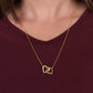 Mother & Daughter internal heart necklace --- Show your love with a devoted & special message to your little girl. Hot Seller