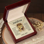To My Daughter | Never Forget That I Love You - Interlocking Hearts necklace