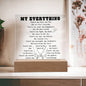 To My Soulmate | Square Acrylic Plaque!