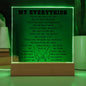 To My Soulmate | Square Acrylic Plaque!