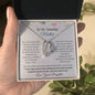 To My Amazing Mother | I Love You - Forever Love Necklace