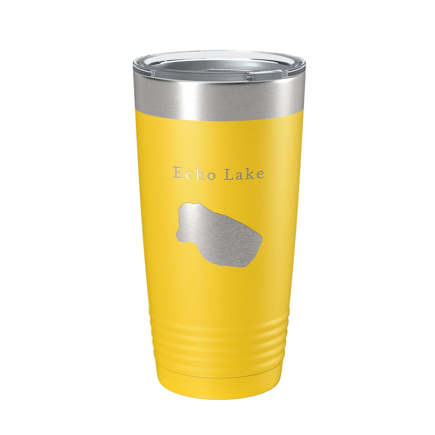 Echo Lake Map Tumbler Travel Mug Insulated Laser Engraved Coffee Cup Colorado 20 oz-4