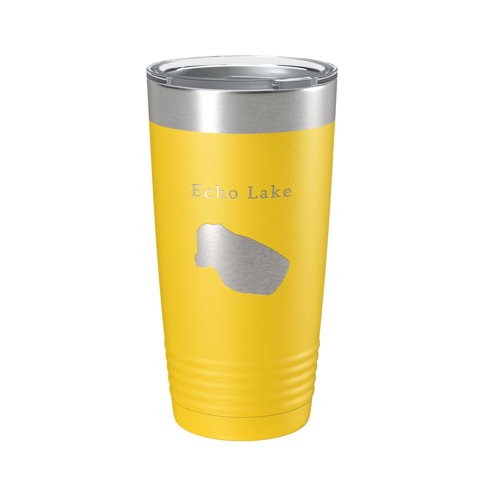 Echo Lake Map Tumbler Travel Mug Insulated Laser Engraved Coffee Cup Colorado 20 oz-4
