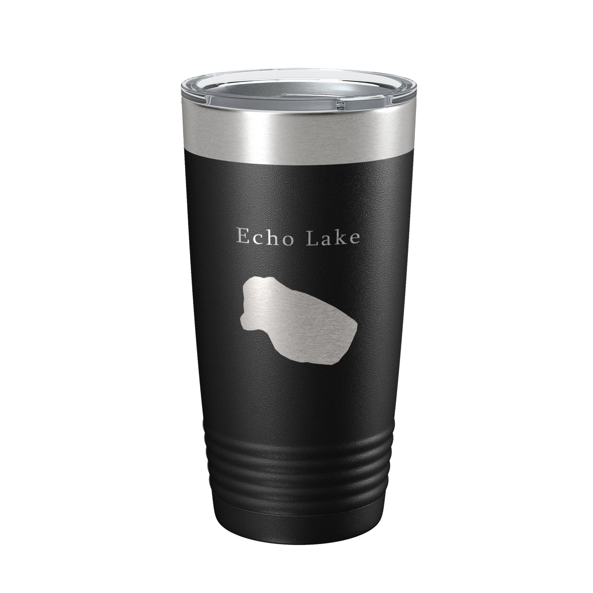 Echo Lake Map Tumbler Travel Mug Insulated Laser Engraved Coffee Cup Colorado 20 oz-5
