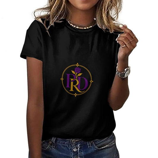 Woman’s 190gsm Cotton Summer Short Sleeve T-Shirts for Women